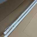 JAYE 2Pack Spring Tension Curtain Rod Load Adjustable Expandable Heavy Duty Steel White Length to 53-98", Suitable for Wardrobes, Bathrooms, Cabinets, Windows & Storage Cabine (WHITE)