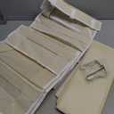 JARLINK Over The Door Organizer Storage, 5 Shelf Hanging Door Organizer with 5 Large Capacity Pockets, Anti Tilt 44 lb Load Behind Door Storage for Bedroom, Bathroom, Pantry, Nursery (Beige)