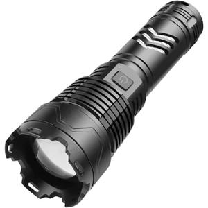 LED Flashlight Pack, Zoomable Tactical Flashlights with High Lumens and 5 Modes for Emergency and Outdoor Use -Camping Accessories