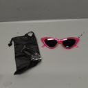 livho Cat Eye Sunglasses for Women, Trendy Polarized Sunglasses Women, Retro Sun Glasses 2025, UV Protection Shades (Barbie Powder)