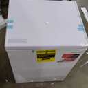 FRIGIDAIRE EFRF3005-AMZ Chest Deep Freezer-Garage-Ready, 3.5 Cu. Ft. Capacity, White-Adjustable Thermostat-Removable Vinyl Coated Wire Basket-Easy Defrost Drain