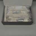 Amerdeco 10 Pack Brushed Gold Cabinet Pulls 3 Inch(76mm) Hole Center Drawer Pulls Cabinet Hardware Kitchen Cabinet Handles for Bathroom Dresser Pulls ZH0067