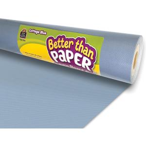 Teacher Created Resources Cottage Blue Better Than Paper Bulletin Board Roll (TCR77911), 48" x 144"