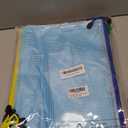 LEOBRO 20PCS Zipper Pouch, A4 Mesh Zipper Pouch Bags, Waterproof Bag, Mesh Bags for Classroom Organization, Toy Storage, School Supplies, Travel Essentials, File Jackets & File Pockets