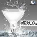 Energetic LED PAR38 Outdoor Flood Light Bulb Home Residential Patio Driveway Light, PAR38 LED Bulb, 5000K Daylight Dimmable, 100W Equivalent 12.5W, Wet-Rated, 1050 Lumen, E26 Base, ETL, 6 Pack