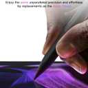 Stylus Pen for ipad 2018-2026, USB-C Fast Charging Pencil, Pixel-Perfect Tilt Sensitivity for iPad 11/10/9/8/7/6/A16, iPad mini 7/6/5, iPad Air M4/3/2 11"/13"/5/4/3, iPad Pro M5/4 13"/12.9/11 Black