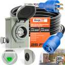 Generac 25FT Generator Cord, 30 Amp, 125/250 Volt 7500 Watts, L14-30P PB30 Twist Lock Connector