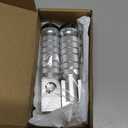 Motorcycle M8 Universal Foot Pegs CNC Foldable & Anti-Skid 90 Degree Motorbike Pegs Fits for Super 73, Motorcycle, Bicycle, Mini Bike, Electric Motor, ATVs, UTVs, Go Karts, Quads, Scooters Silver