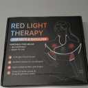 Red Light Therapy for Shoulders and Neck Massage with Heat, 5000 mAh Battery Cordless Near Infrared Red Light Therapy Pad for Body, Wearable Heating Pad for Upper Back, Shoulder & Neck