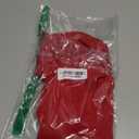 AUTOMET Women's Oversized Short Sleeve T-Shirt, Casual Drop Shoulder Top with Roll-Up Cuff Sleeves for Summer S Red