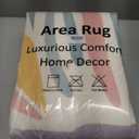 Lukinbox Kids Rugs for Bedroom, Large Butterfly Nursery Area Rug for Playroom, Colorful Kids Play Mat Non Slip Washable Shaped Carpet Super Soft Cute Baby Crawling Mat for Girls Living Room, 5' x 7' (Pink)