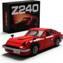 Nifeliz Z240 Sports Car Building Model Set, 1:14 Scale Classic Vehicle Model Set for Adults and Car Lovers, Collectible Gift for Home or Office Décor (1,694 PCS, NF10350)