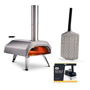 Ooni Karu 12 Multi-Fuel Pizza Oven - Pro Bundle - Includes 12" Perforated Peel and Cover