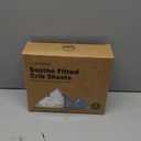 KeaBabies 2-Pack Organic Crib Sheets for Boys, Girls - 52x28 Fitted Crib Mattress Sheet Neutral, Breathable Jersey Cotton Cover for Baby Bed, Toddler Mattress, Soft & Cute Prints (Dragon Tale)