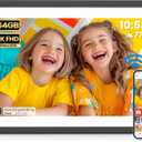 2K 64GB Frameo 10.1 Inch Digital Picture Frame, Smart WiFi Electronic Photo Frames with 1920x1200 FHD IPS Touch Screen Slideshow Tabletop&Wall Mounted, Share Photos/Videos Instantly from Anywhere