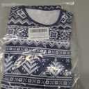 Rnxrbb Matching Family Christmas Pajamas Sets Christmas Pjs for Family Xmas Sleepwear for Kids Women Men Couples 2025 (9-10 Years, Button Navy Tree)