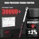 VANPO Digital Torque Wrench 1/2 Inch Drive, 12.5-250.8 ft-lb for Automotive | Electronic Torque Wrench with LCD Display, Audible & Vibration Alert, for Wheel Lug Nuts, Brake & Suspension, 2% Accuracy
