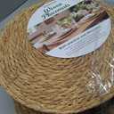 13" Round Woven Placemats Set of 24, Heat Resistant Plate Chargers
