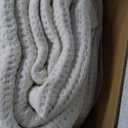 Levtex Home - Mills Waffle - King Quilted Bedspread Set - Cream Cotton Waffle - Bedspread Size (122 x 106in.), Sham Size (36 x 20in.)