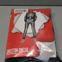 Morph Skeleton Costume Women, Skeleton Jumpsuit Womens, Halloween Costume Adult Women (XX-Large, Black)