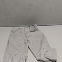 Franklin Sports Youth Baseball + Softball Pants - Knee High + Relaxed Fit Kids Baseball Pants - White, Black + Grey Pants, Size S, Youth