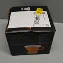 Creano Porcelain Coffee Dripper Red - Ceramic Cone Brewer - Pour Over Coffee Maker for Filter Bags Size 4 - Easy Manual Brew for pure Taste - also for Camping, Hiking (Standard)