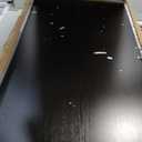 ChooChoo Mission Coffee Table, Black Wood Living Room Table with Shelf, 40 Black, 22"D x 39.9"W x 18.1"H