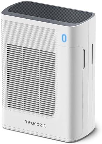 T356 New White Air Purifier for Home Large Room Bedroom Up to 1937 Ft² in 1 Hr With Double-sided Air Inlet, Air Quality and Light Sensors, HEPA Sleep Mode for Allergies, Dust, Smoke, Pet Hair