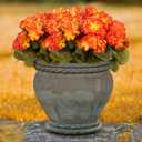 6 Bundles Artificial Fall Flowers Faux Mums,UV Resistant Fake Flowers Silk Flowers Fake Mums for Fall Decor Outdoor Indoor Table Centerpiece Kitchen Pot Porch Wedding Garden Cemetery Autumn