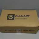 Golf Shoe Bag for Men & Women, Padded Travel Shoe Bag with Side Accessory Pockets,Sport Shoe Carrier for Golf Shoes,Socks,Tees & Balls, Durable & Lightweight Design(Black)