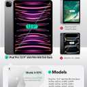 ESR iPad Pro 12.9 Screen Protector, Protective Film for iPad Pro 12.9 Inch (2022/2021/2020/2018), Tempered-Glass Film with Easy Application Tray, Scratch Resistant, HD Clarity, 2 Pack