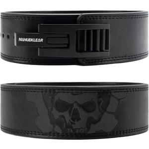 Lever Lifting Belt for Man and Women, Weightlifting with Adjustable Heavy Duty Buckle, Professional Weight Lifting Belt (S (24-30inches), Enigmatic Black)
