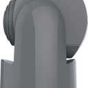 Vornado Flippi V6 Compact Air Circulator Fan, Quiet Portable Travel Fan for Office or Bedroom, Adjustable Head, 2 Speeds, Storm Gray