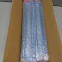 Mahjong Racks with Pushers 4PCS Set Majiang Tile Holder Acrylic Mahjong Racks Accessories and Gifts (Glitter Blue)