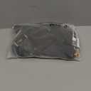 Spacious Nylon Crossbody Bag Bum Bag Handbags Wallets Purses Trendy Shoulder Bag for Women (Black)