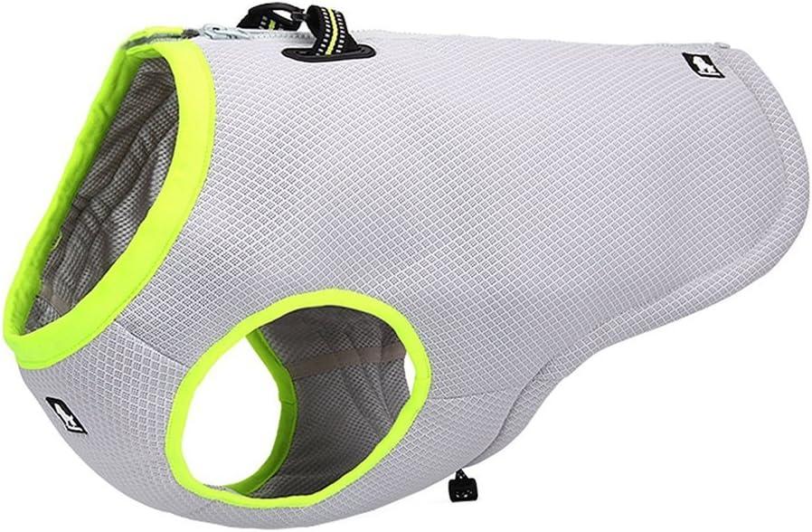 SGODA Dog Cooling Vest Harness Cooler Jacket Grey Green X-Small (X-Small Chest 14.5-17.5")