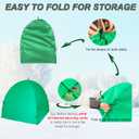 59*59*60 Large Winter Plant Warm Covers with Air Hole for Raised Bed- Warm Tent Freeze Protection Humidity Domes for Germination, Seedling Propagation Protecting Plants from Animals