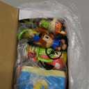 lalalark 2 Pack Remote Control Car for Toddlers, RC Cars with Cartoon Figure, Kids Toy Bumper Cars with LED Lights and Sounds, Light Up Car with Music, Christmas Birthday Gift for Boys Girls