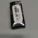 2PCS Door Stopper Wall Protector with Silicone Head, Aluminum Door Knob Wall Protector, Spring Shock Absorption Technology, 1.65" Door Stoppers for Wall, Adhesive Installation or with Screw (Black)