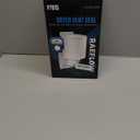 Dryer Vent Cover 4 inch with UV RESISTANT - Outdoor Dryer Vent Cover Natural Energy Saving, Dryer Vent Seal for Home Exterior (White)