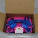 Nulink Electric Balloon Pump, Portable Electric Balloon Blower Machine Balloon Air Pump Dual Nozzle 110V 600W Balloon Inflator for Party Decorations (Rose red)