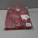 Lanz of Salzburg Sleepwear for Women Classic Notch Collar Long Sleeve Flannel Pajama Set (XS)