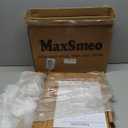 MaxSmeo Nightstand, Mid Century Modern Side Table Bedroom with Storage, Small End Bedside Table with Solid Wood Legs for Living Room, Office Small Spaces (Brown)