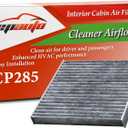 EPAuto CP285 (CF10285) Premium Cabin Air Filter includes Activated Carbon