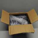 16 Pack L10 x H 8" Black Heavy Duty Shelf Brackets with Screws Metal Shelf Brackets Shelf Support Angle Brackets for Shelves L Brackets Heavy Duty Floating Shelf