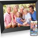 Uhale Digital Picture Frame WiFi 10.1 inch HD IPS Touch Screen Electronic Picture Frame Slideshow Smart Loop Digital Photo Frame with APP & SD Card Slot to Load Photos & Videos from Your Phone (black)