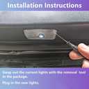 No Fade Car Door Lights Logo, Led Puddle Lights Car Accessories Compatible with Forester Outback Ascent Legacy XV-2PCS