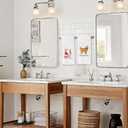 IWXYI Christmas Golden Retriever Hand & Tea Towels, Waffle Weave - 16x24 Set of 2