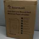 Bonsaii Paper Shredder for Office, 110-Sheet Autofeed Heavy Duty Shredder for Home Office Use, 30 Minutes/Micro Cut/P-4 High Security Level/6 Gallon Large Bin