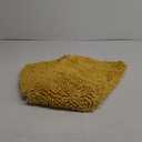 Bathroom Rugs Set 2 Piece Yellow, Chenille Non Slip Super Absorbent Water Bath Mat, Ultra Soft and Quick Dry Shower Mats for Tub, Toilet, 19x30Inc (Yellow)